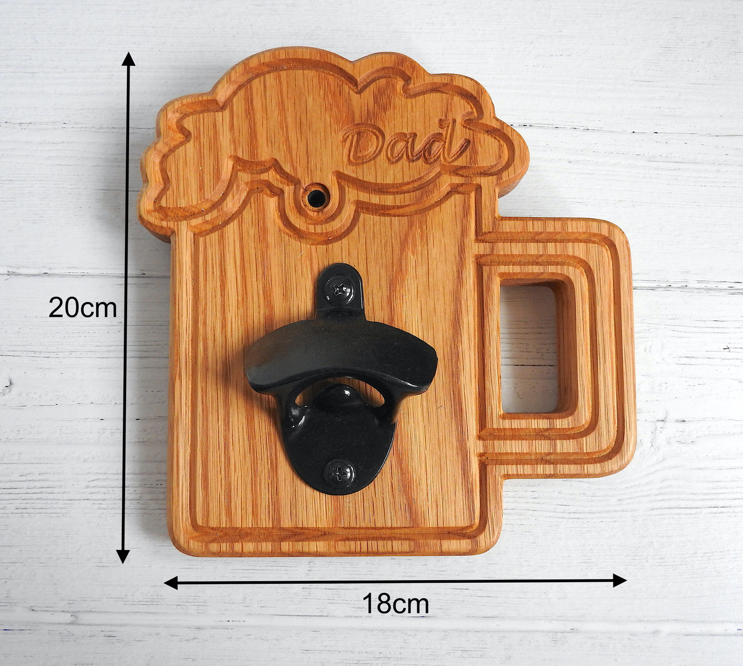 Wooden Beer Glass Bottle Opener – Fun & Functional