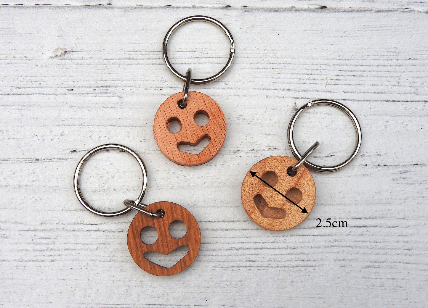 Happy Face Keyrings