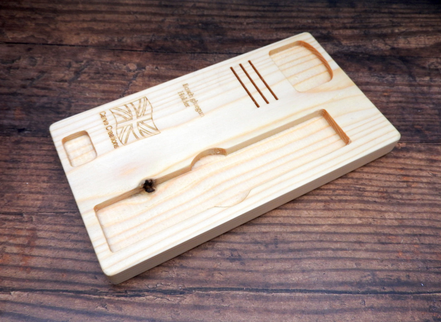 Wooden Hot Glue Gun Holder