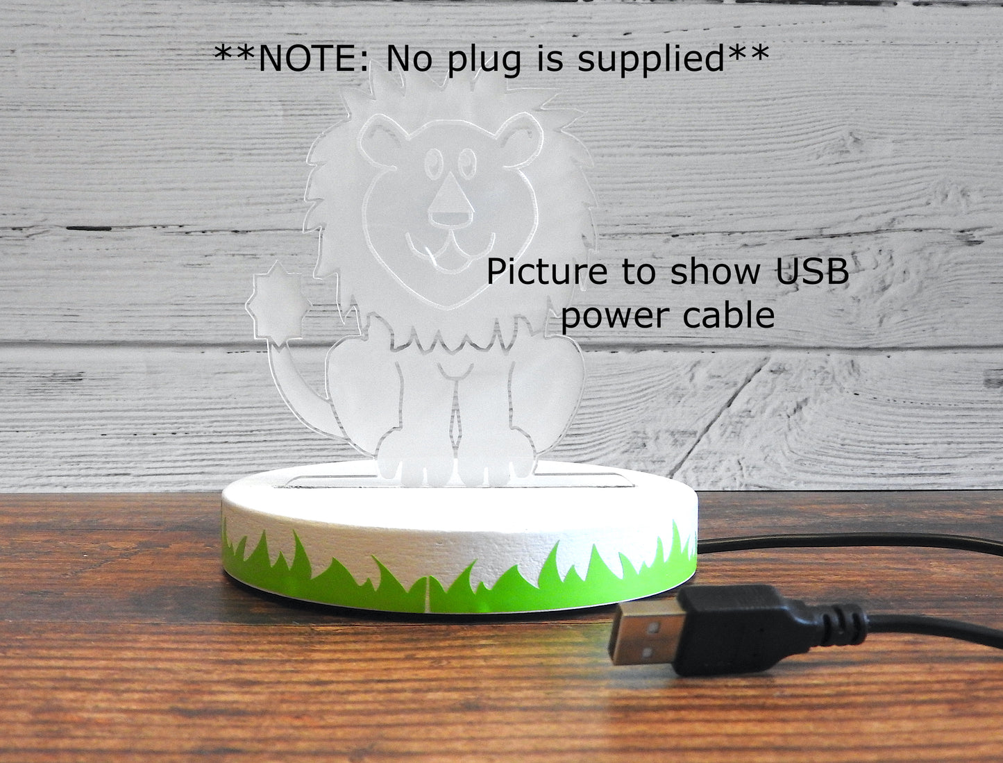 Personalised Dinosaur LED Night Light