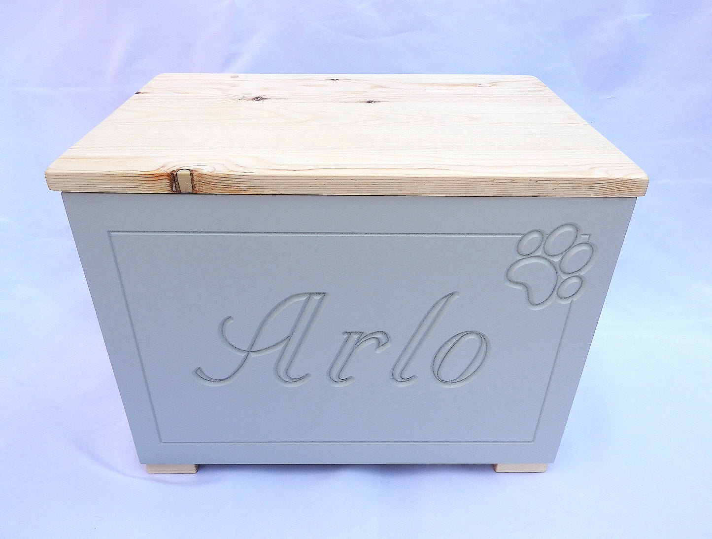 Personalised Wooden Dog Toy Box