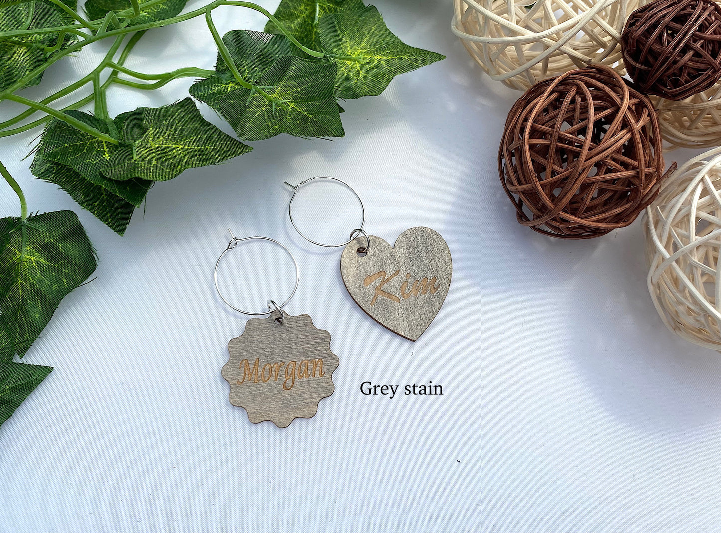 Personalised Wine Glass Charms