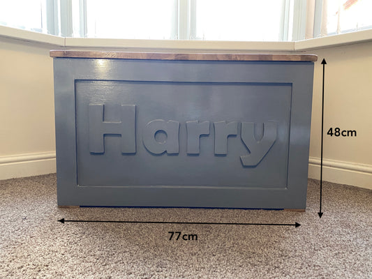 Personalised Wooden Toy Box