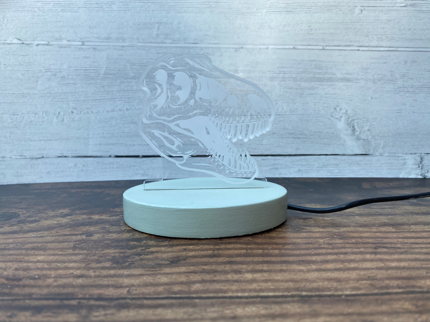 Personalised Dinosaur LED Night Light