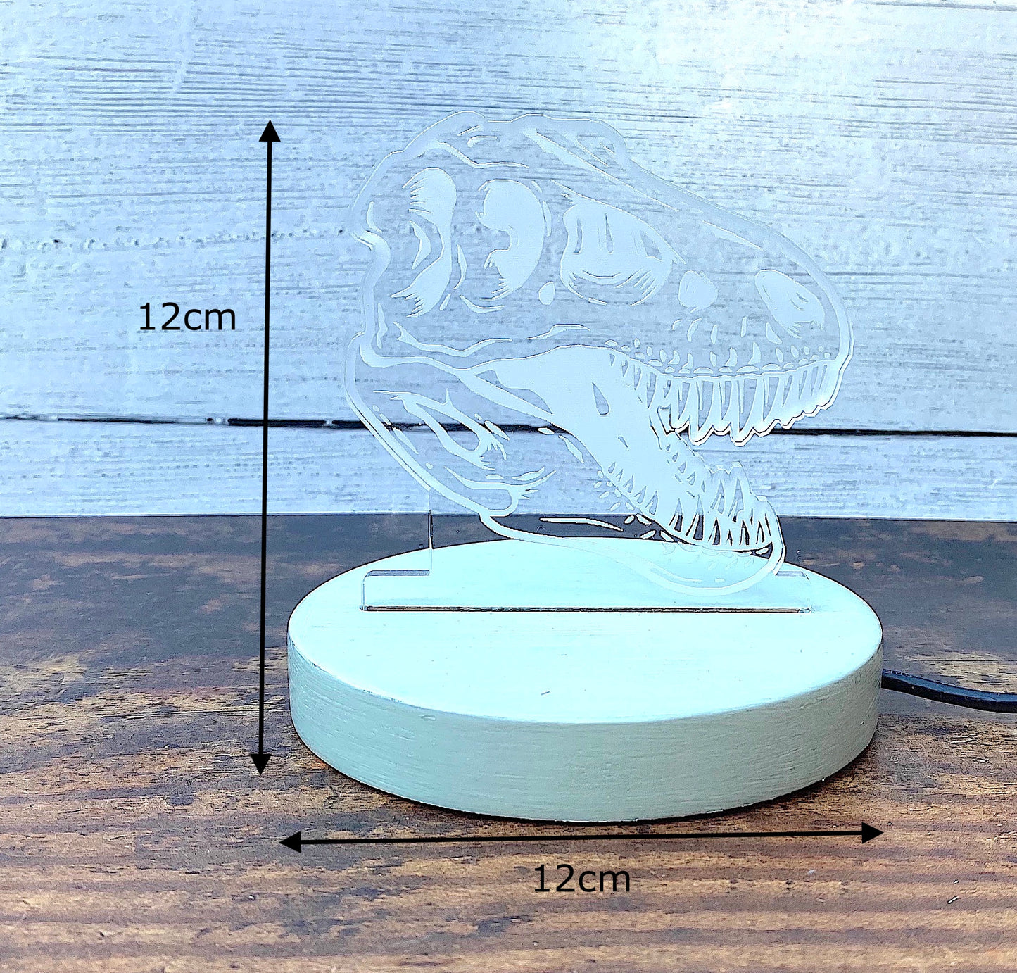Personalised Dinosaur LED Night Light