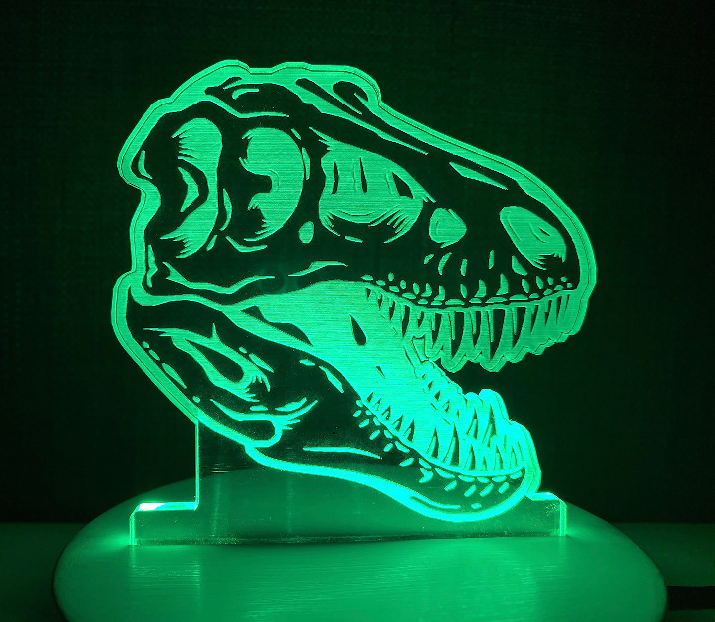 Personalised Dinosaur LED Night Light