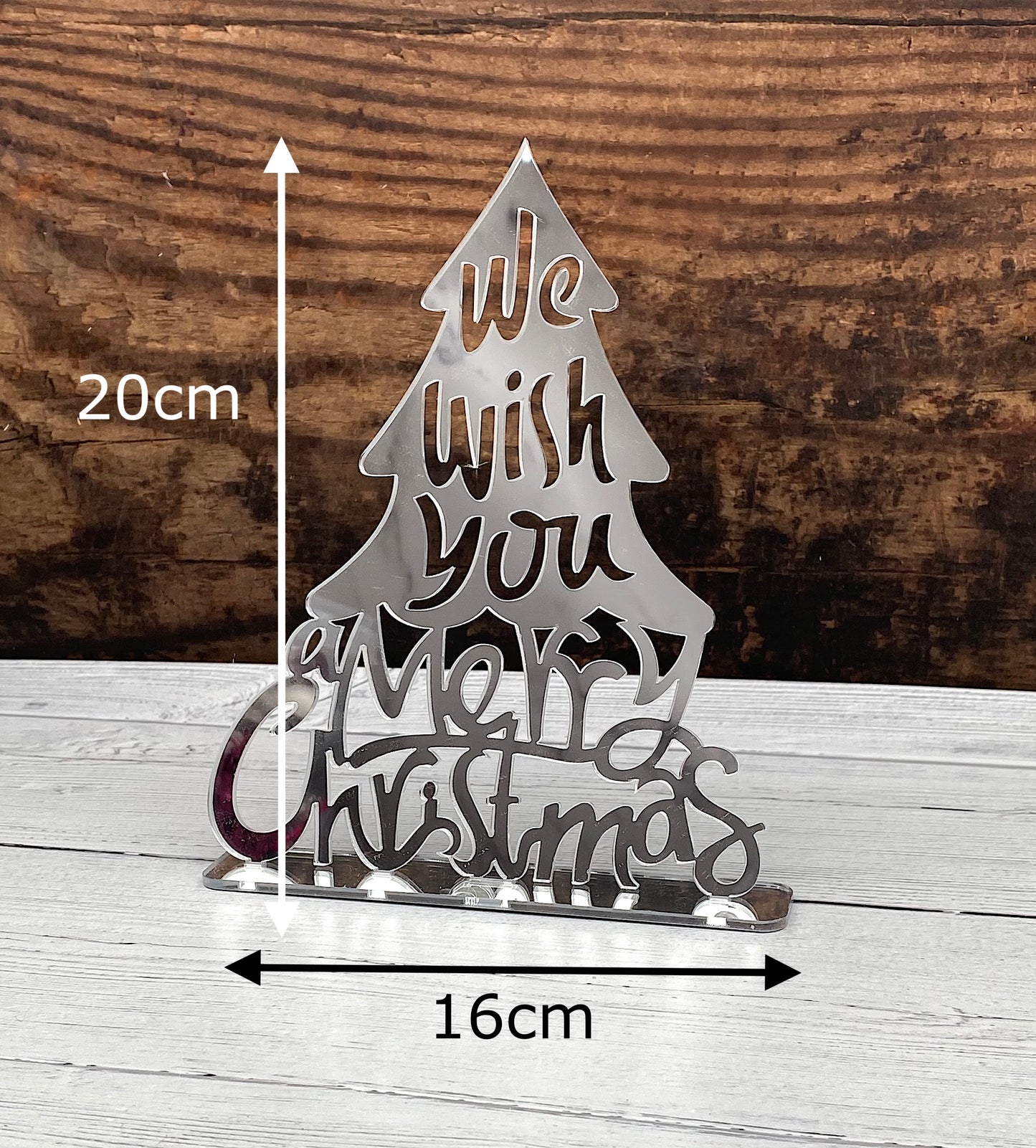 Freestanding “Merry Christmas” Sign