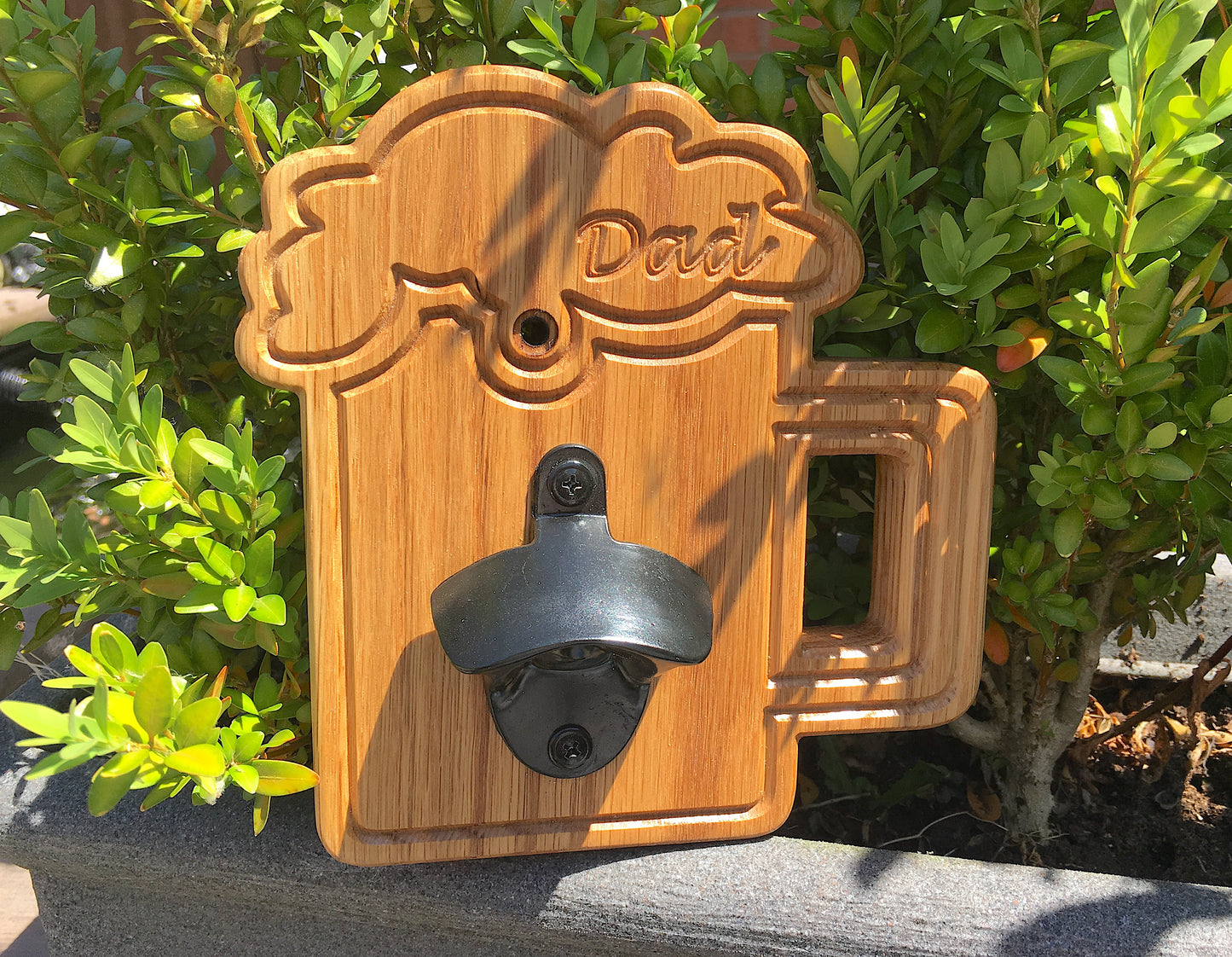 Wooden Beer Glass Bottle Opener – Fun & Functional