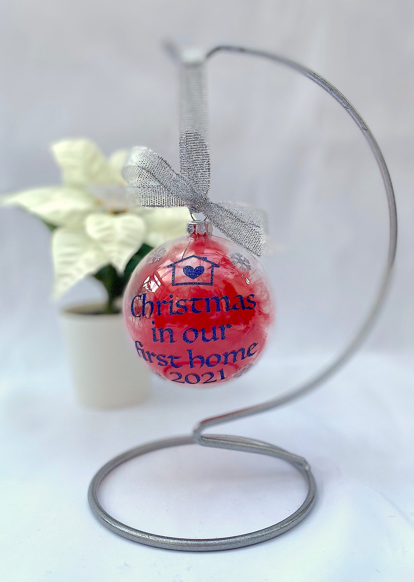 New Home Feather Bauble