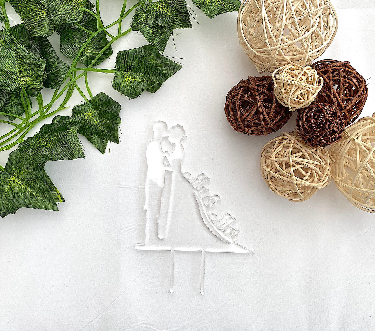 Wedding Cake Topper – Wood or Acrylic