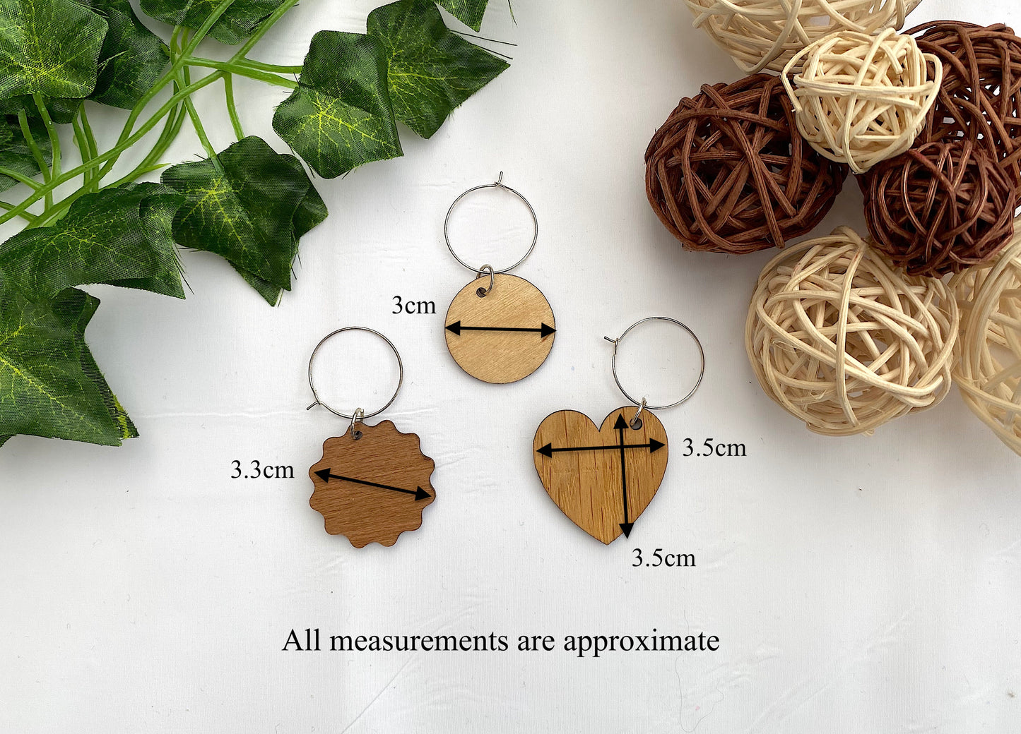 Personalised Wine Glass Charms