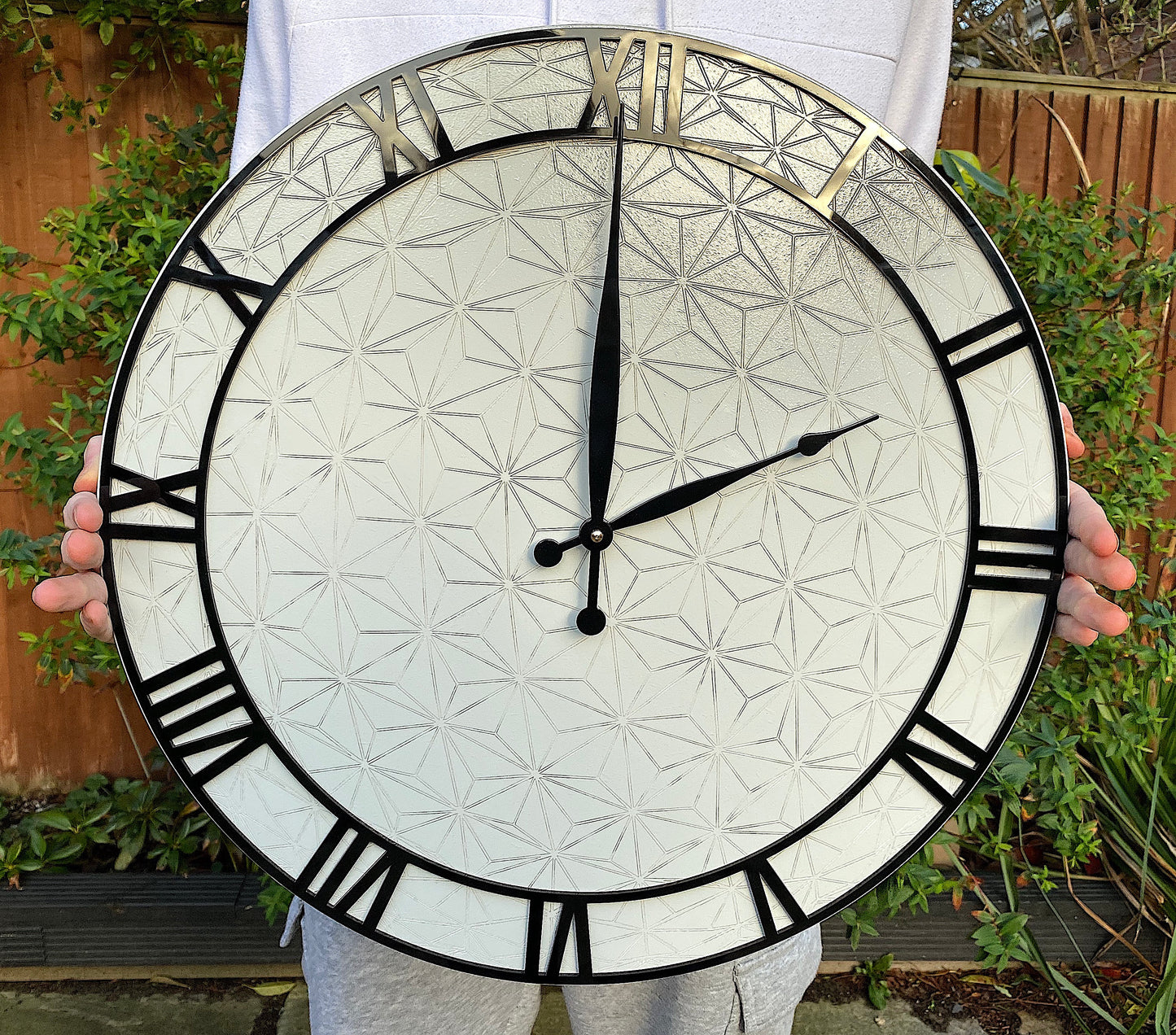 Wood Epcot-Inspired Wall Clock