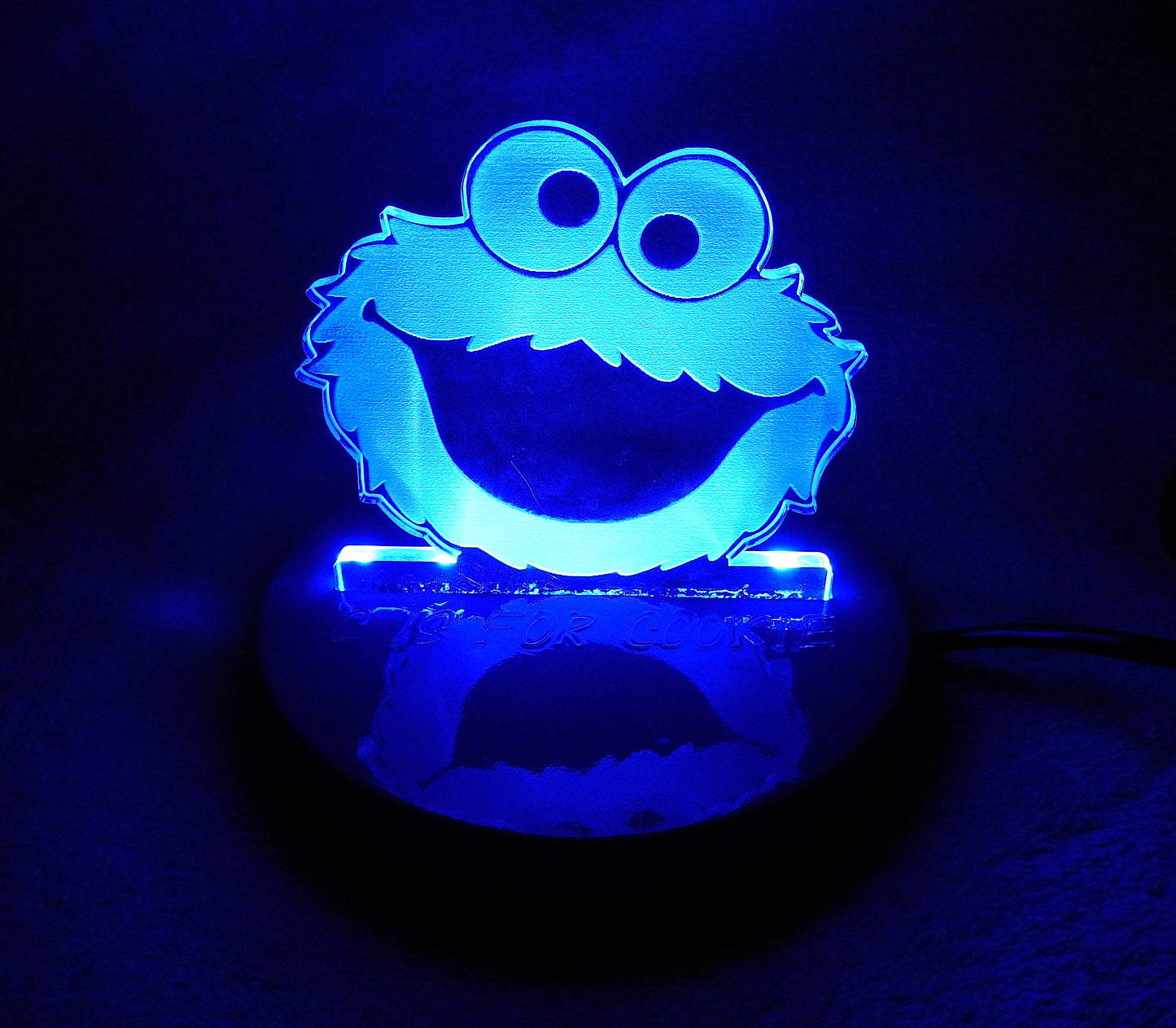Cookie Monster LED Night Light - Fun Personalised Bedroom Light