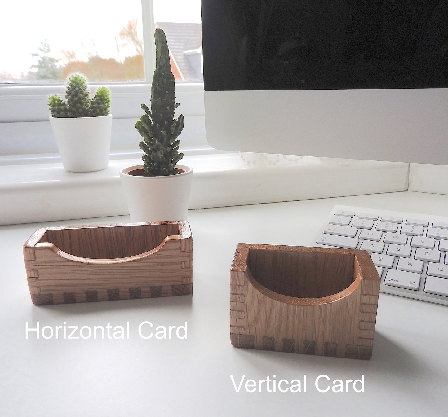Wooden Business Card Holder