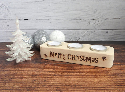Christmas Tea Light Candle Holder – Festive Holiday Decoration
