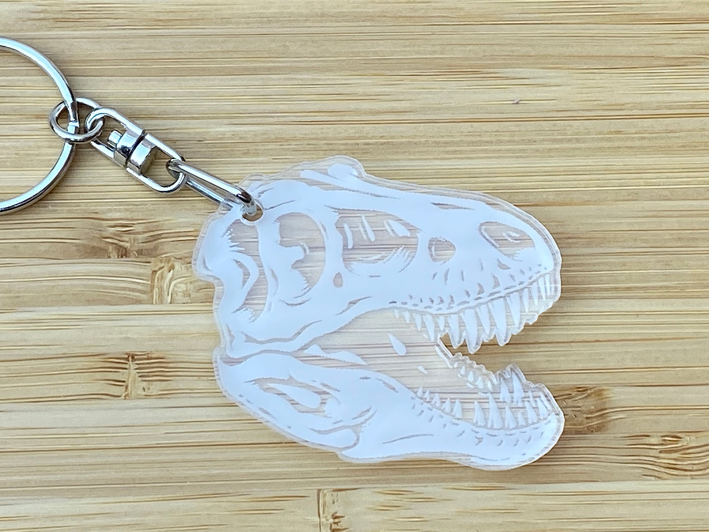 Acrylic Dinosaur Keyring
