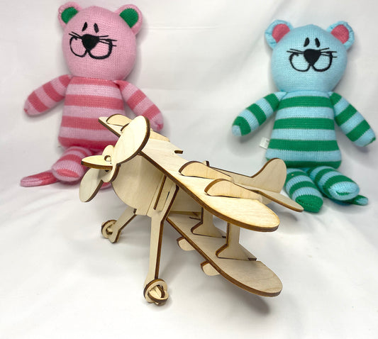 Build Your Own Wooden Model Plane - DIY Craft Kit for Kids