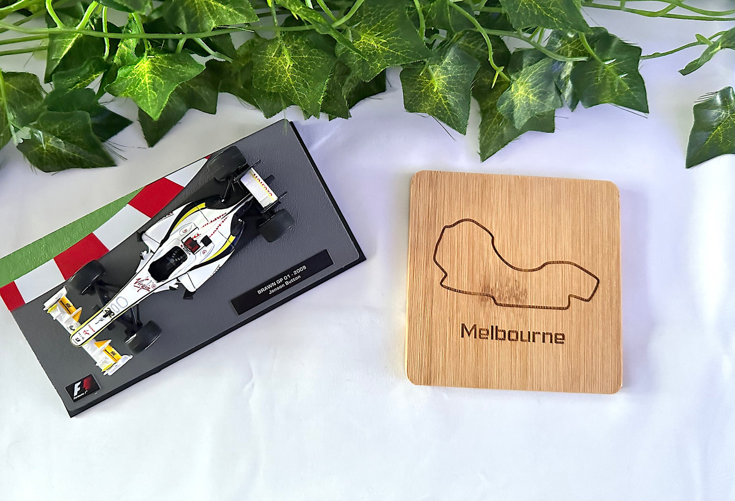 F1 Track Coasters - Wood