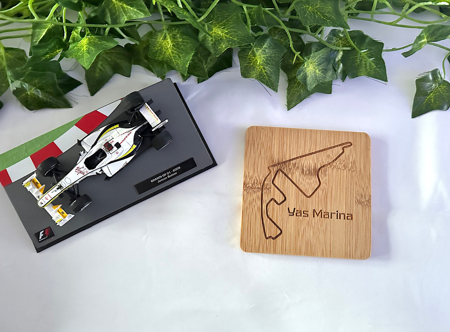 F1 Track Coasters - Wood