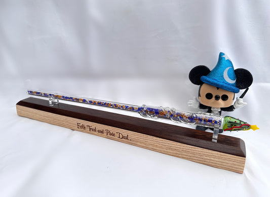Wood Wand Display Stand for Arribas Glass Wand