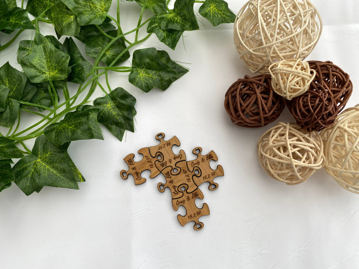 Personalised Wooden Wedding Table Decorations