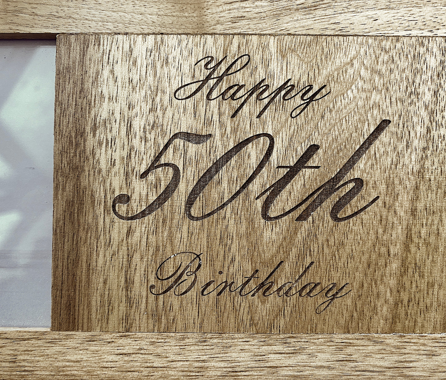 Special Occasion Wood Photo Frame - Keepsake Gift