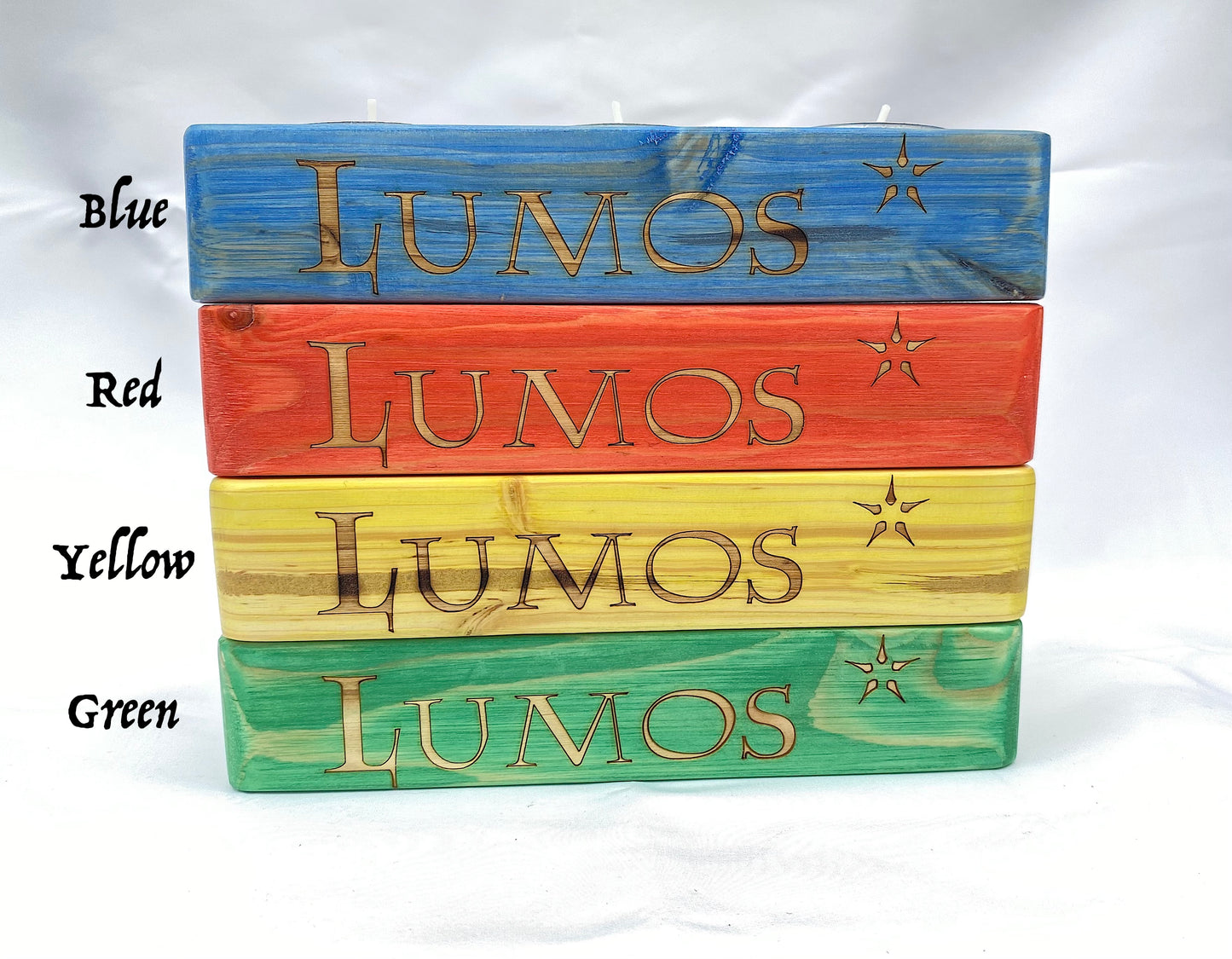 Wood Lumos Candle Holder – Magical Home Decor Gift